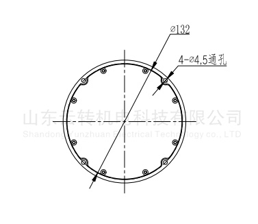 智能變速單軸一維輕載云臺3kg-云臺底座安裝尺寸圖.jpg